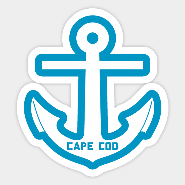 Cape Cod T-Shirt #2 Sticker by RandomShop